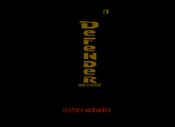 Defender Arcade 2006-07-30 16K by PacMan Plus Title Screen